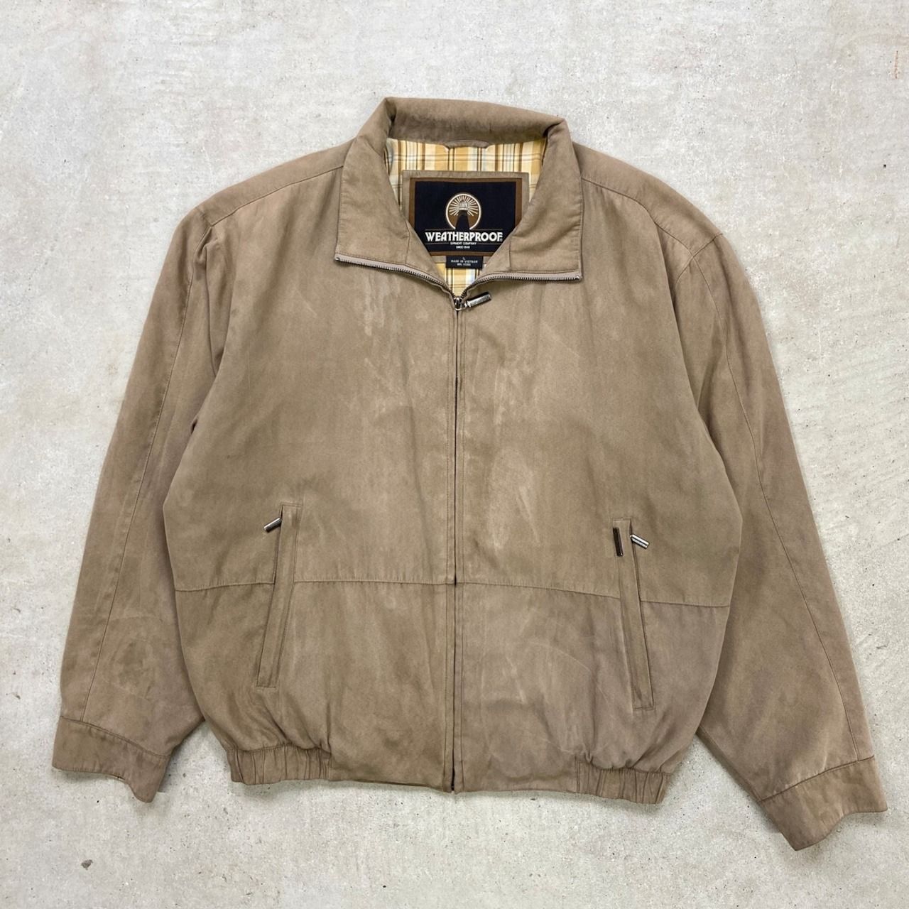 WEATHERPROOF フェイクスエード スイングトップ メンズXL相当 古着 