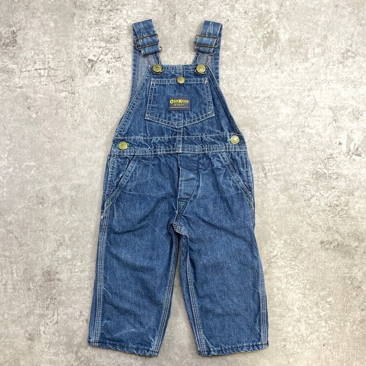 Kids 70年代 USA製 OSHKOSH オシュコシュ デニム オーバーオール 