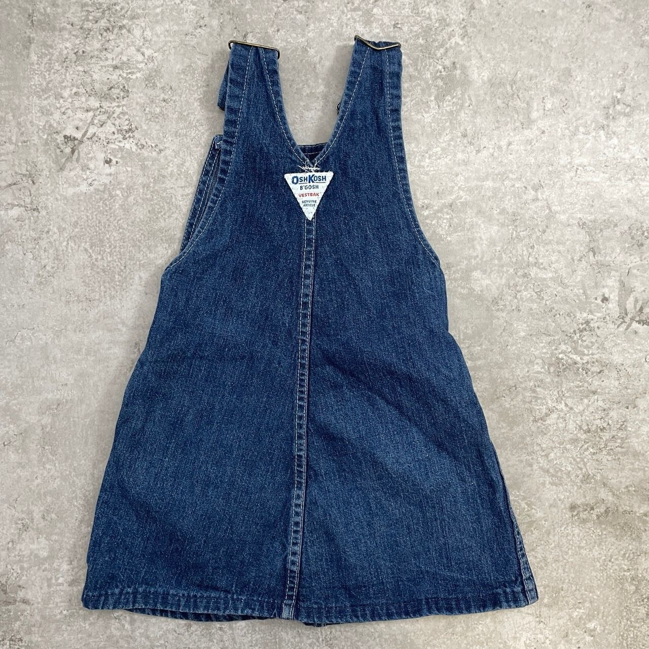 Kids 80年代 USA製 OSHKOSH オシュコシュ デニム ジャンパースカート 