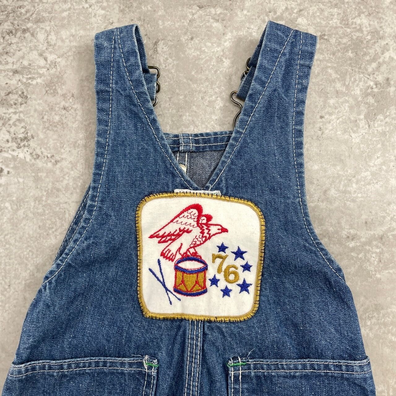 Kids 70年代 USA製 OSHKOSH オシュコシュ デニム オーバーオール 