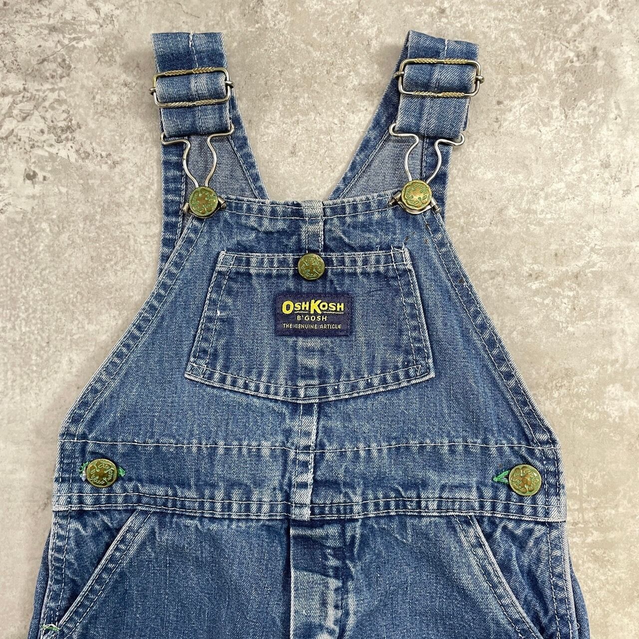 Kids 70年代 USA製 OSHKOSH オシュコシュ デニム オーバーオール
