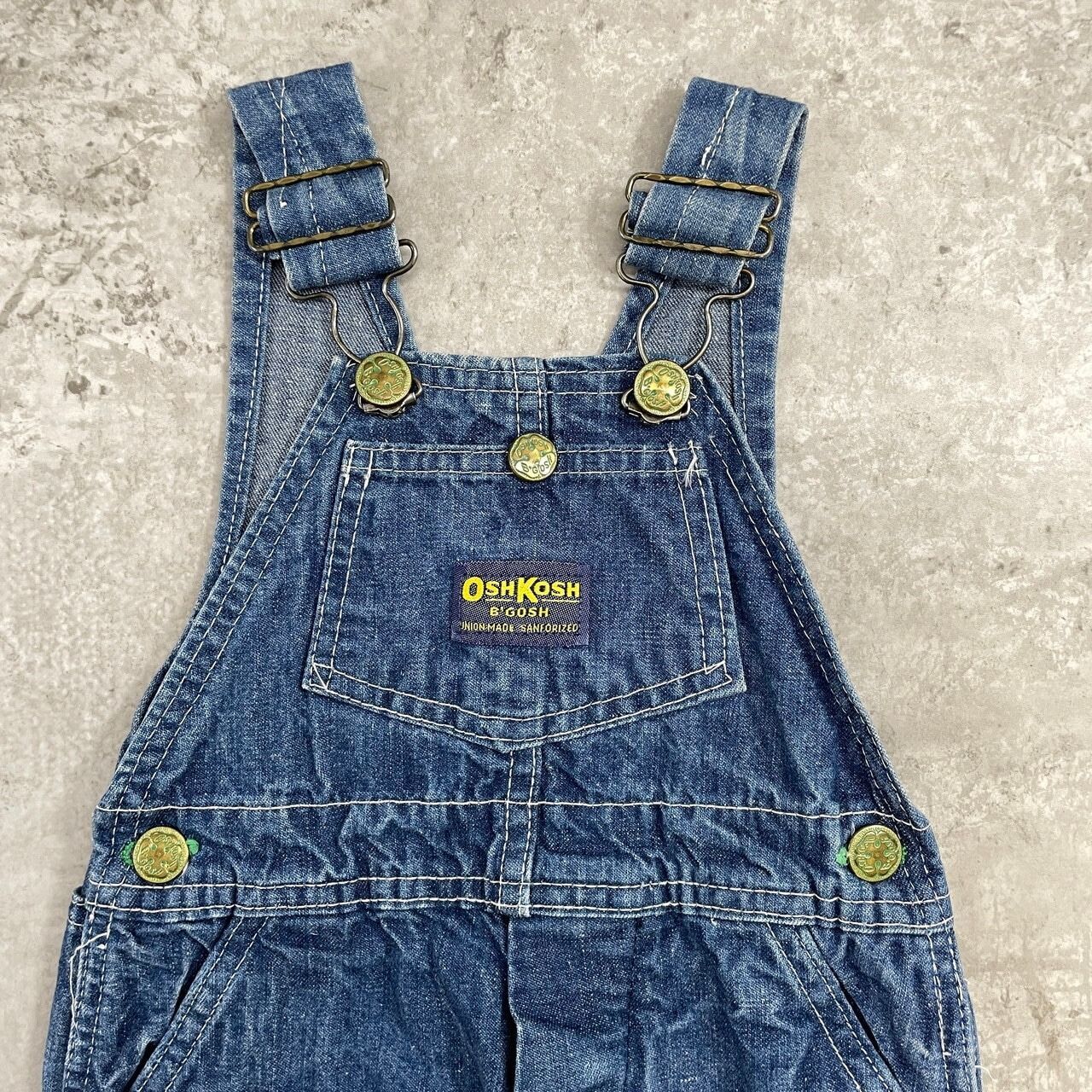 Kids 70年代 USA製 OSHKOSH オシュコシュ デニム オーバーオール