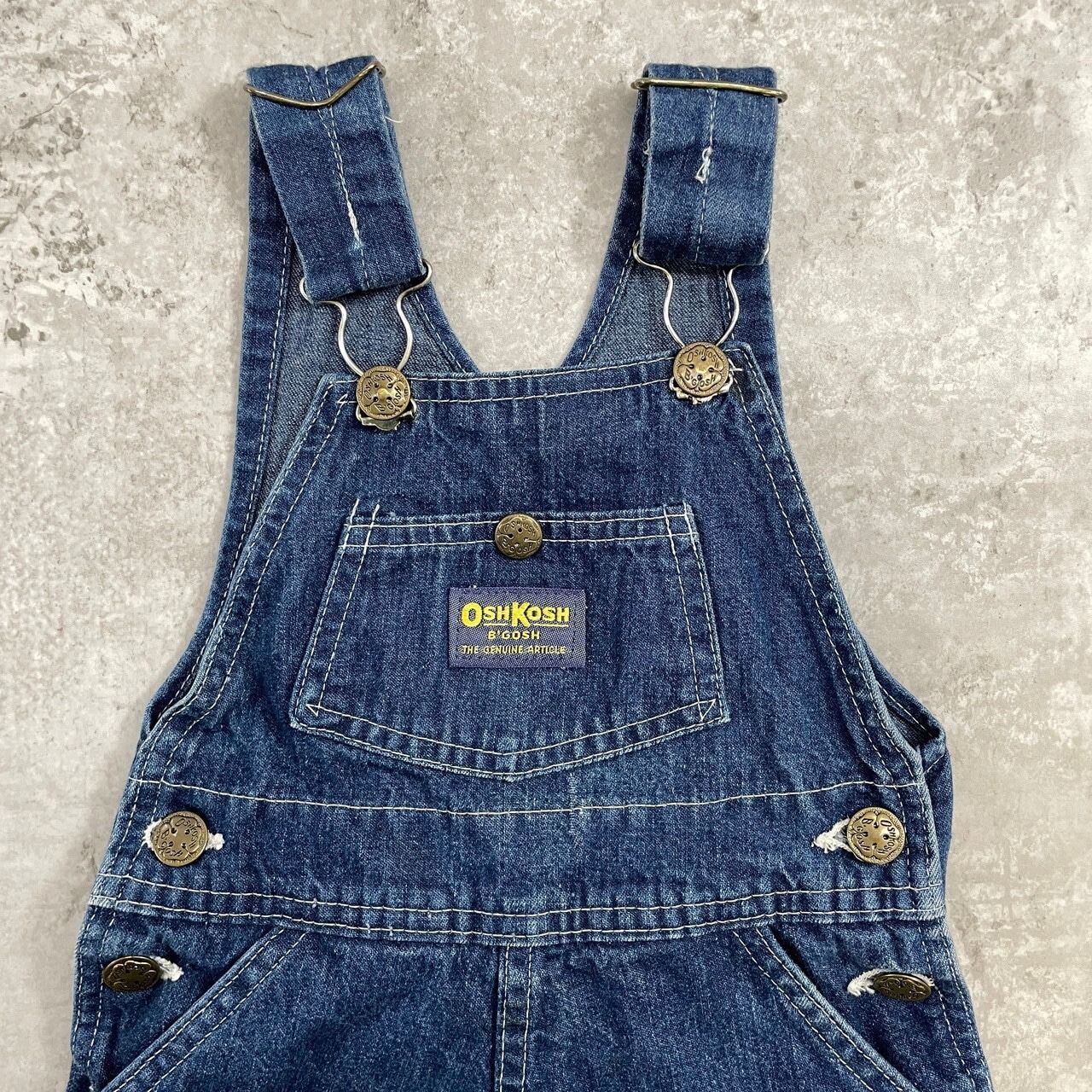 Kids 80年代 USA製 OSHKOSH オシュコシュ デニム ジャンパースカート 