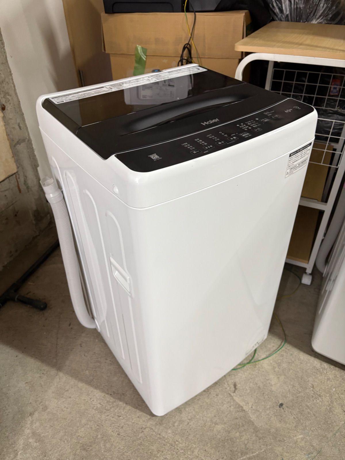 高年式】ハイアール 2025年製 haier JW-U45B 全自動洗濯機 - メルカリ