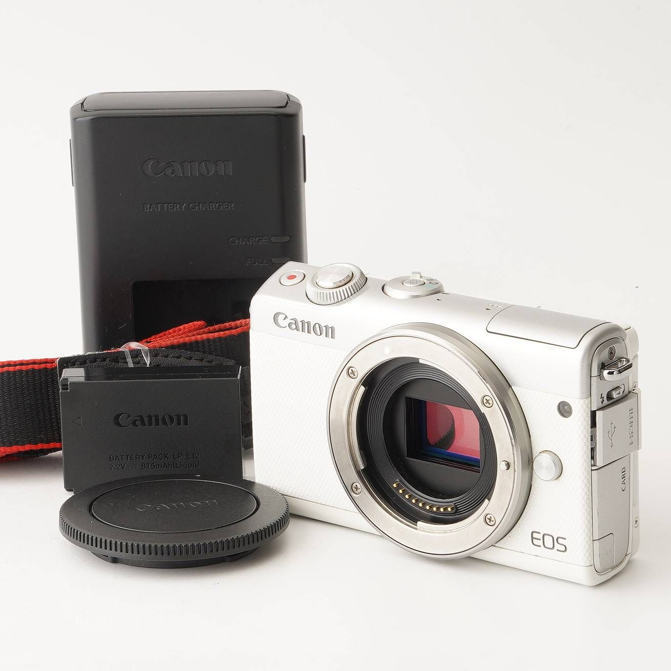キヤノン Canon EOS M100 ボディ ホワイト - メルカリ