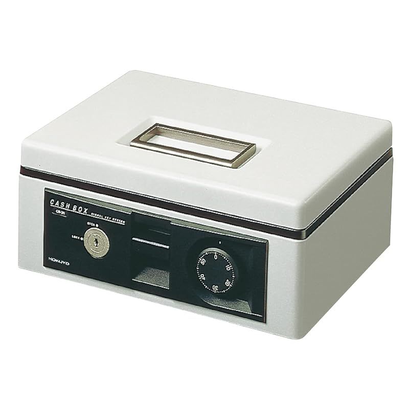 コクヨ(KOKUYO) 手提げ金庫 ダイヤル付 A5 グレー CB-13M 1
