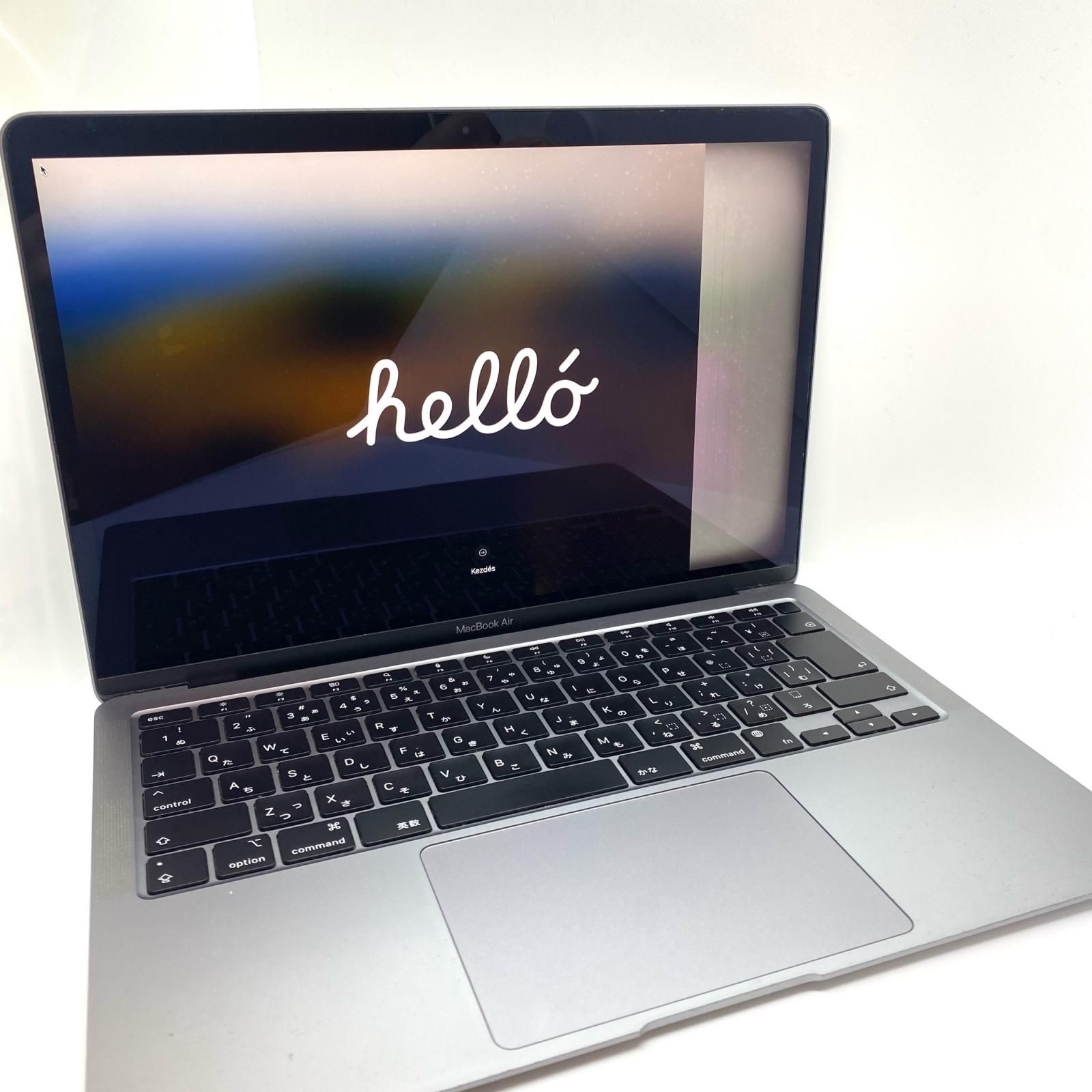 【最速発送】Apple MacBook Air 13.3インチ 2020 Apple M1 8GB 256GB スペースグレイ 95%【難有】 ノートPC 【最速発送】Apple MacBook Air 13.3インチ 2020 Apple M1