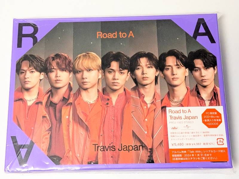 to Travis Japan FC限定盤 A Road 公式通販 TravisJapan 1st アルバム