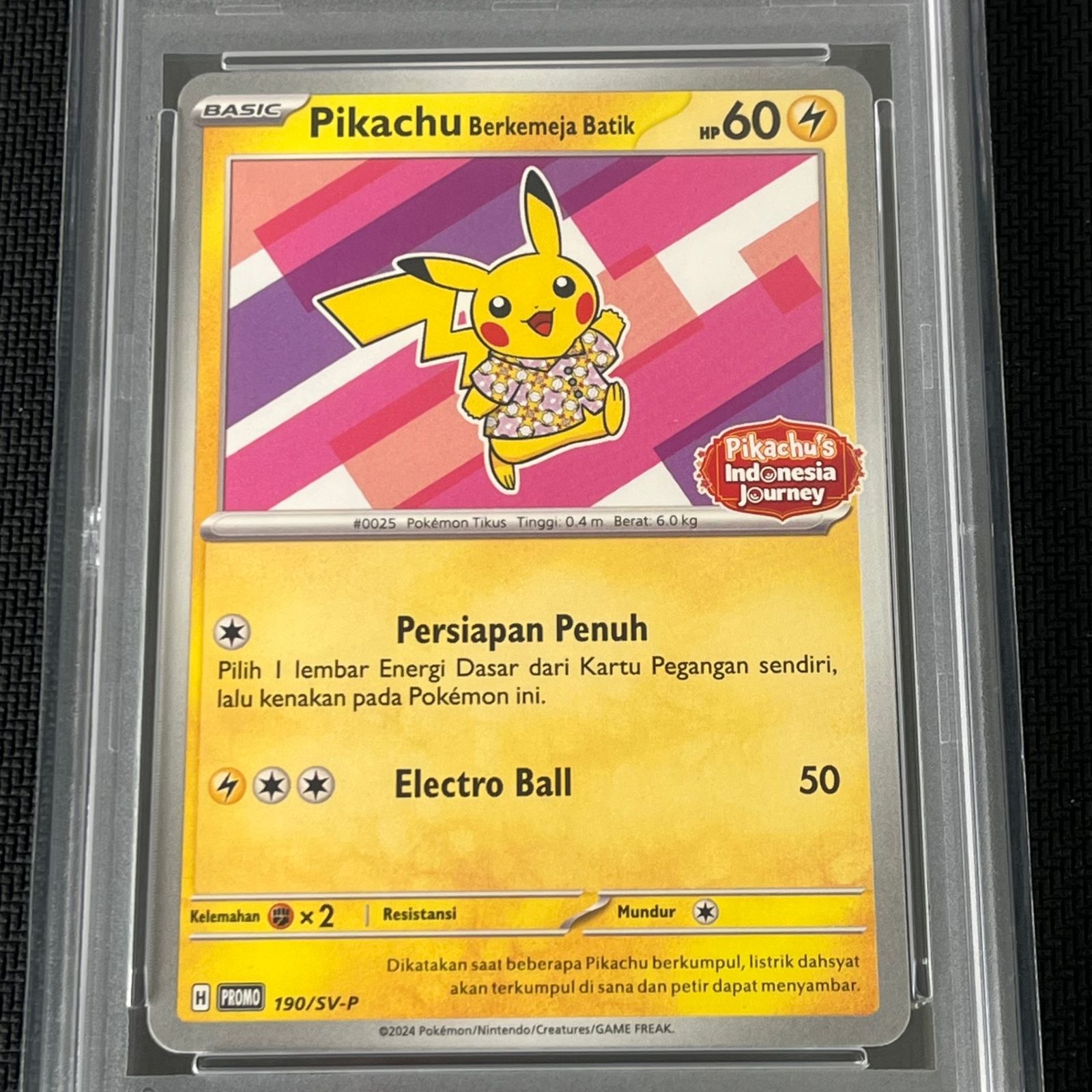 PSA10 バティックシャツを着たピカチュウ PROMO プロモ 190/SV-P