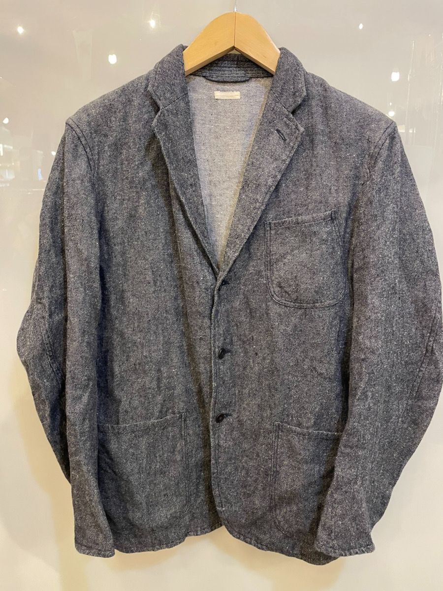コモリ COMOLI 14AW WOOL LINEN JKT ウール リネン テーラード