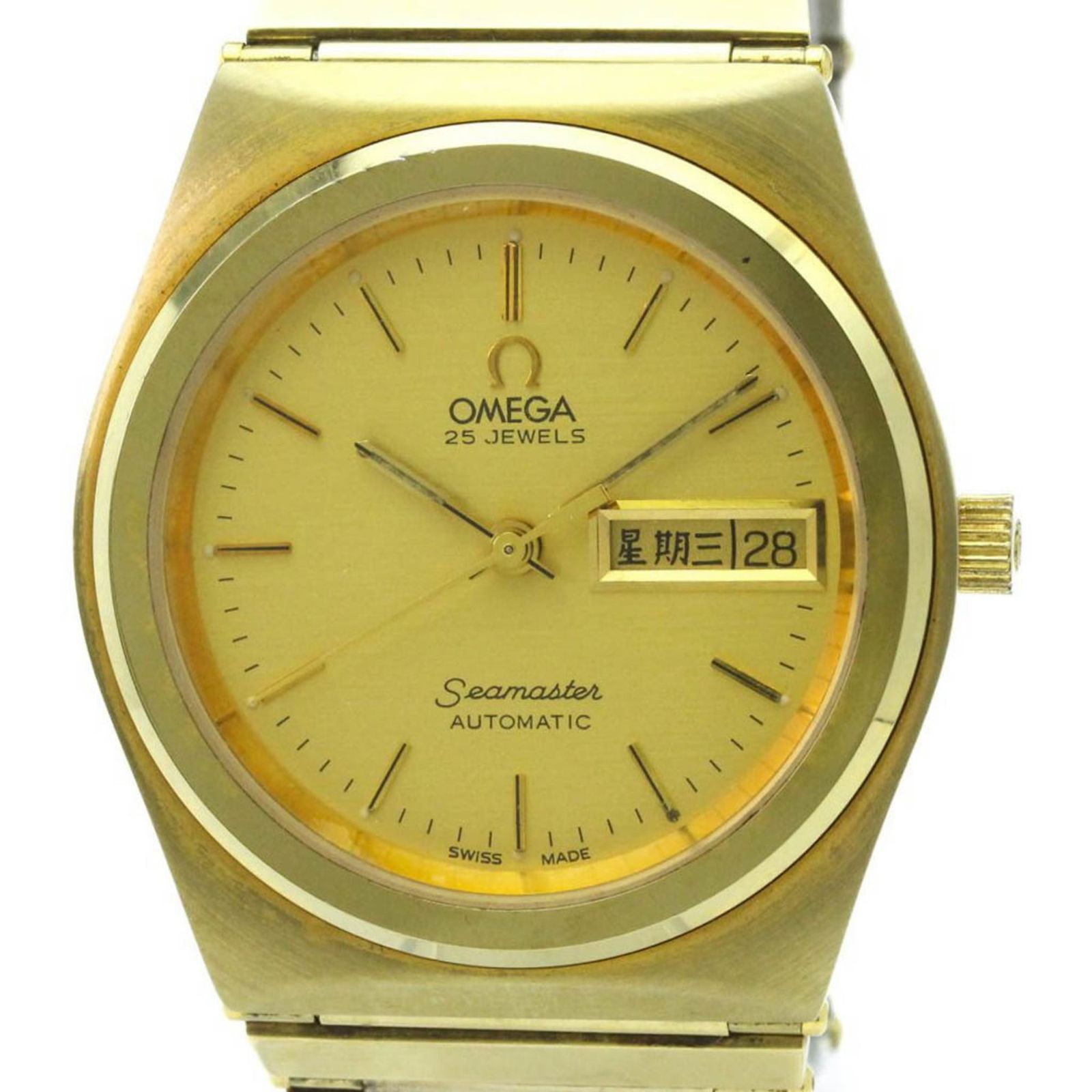 オメガ (OMEGA) シーマスター デイデイト Cal.2836-2 ゴールドプレート