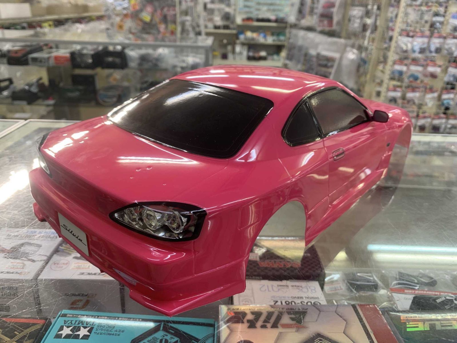 塗装済みボディ タミヤ 1/10 ニスモ COPPERMIX シルビア S15 ボディ