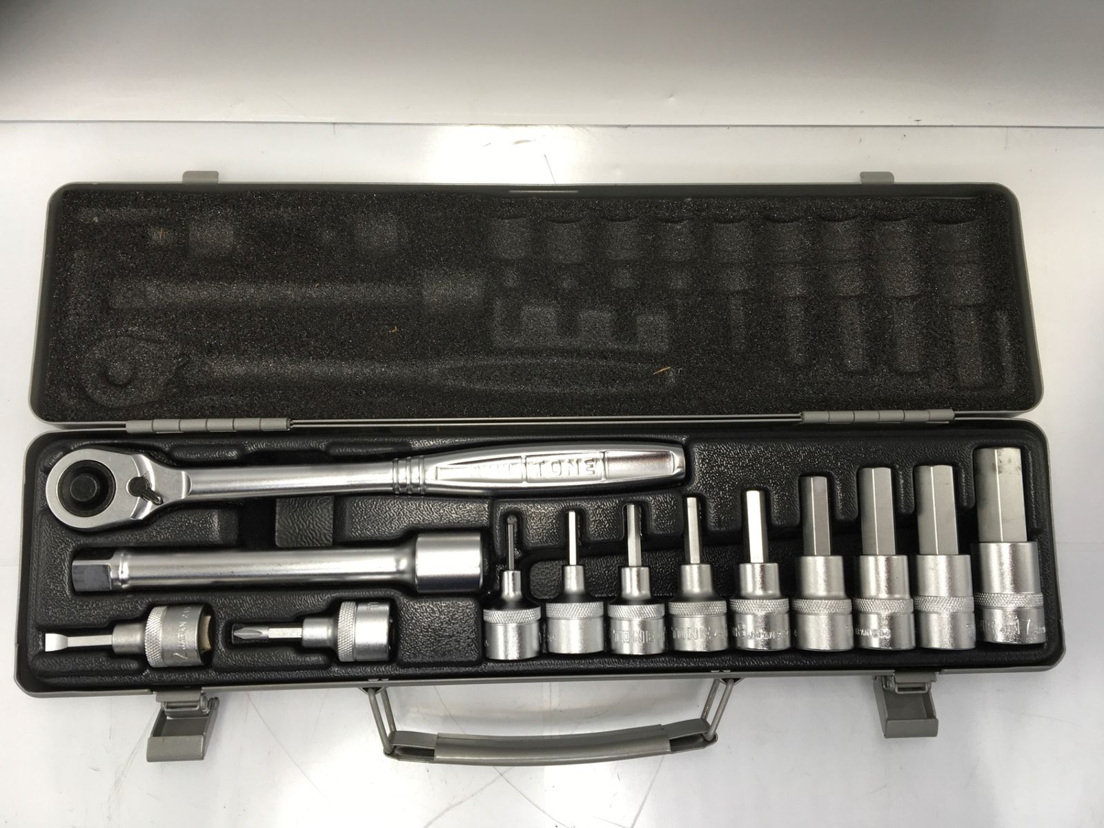 中古品】TONE/トネ 400M ☆ 1/2ヘキサゴンソケットレンチセット 