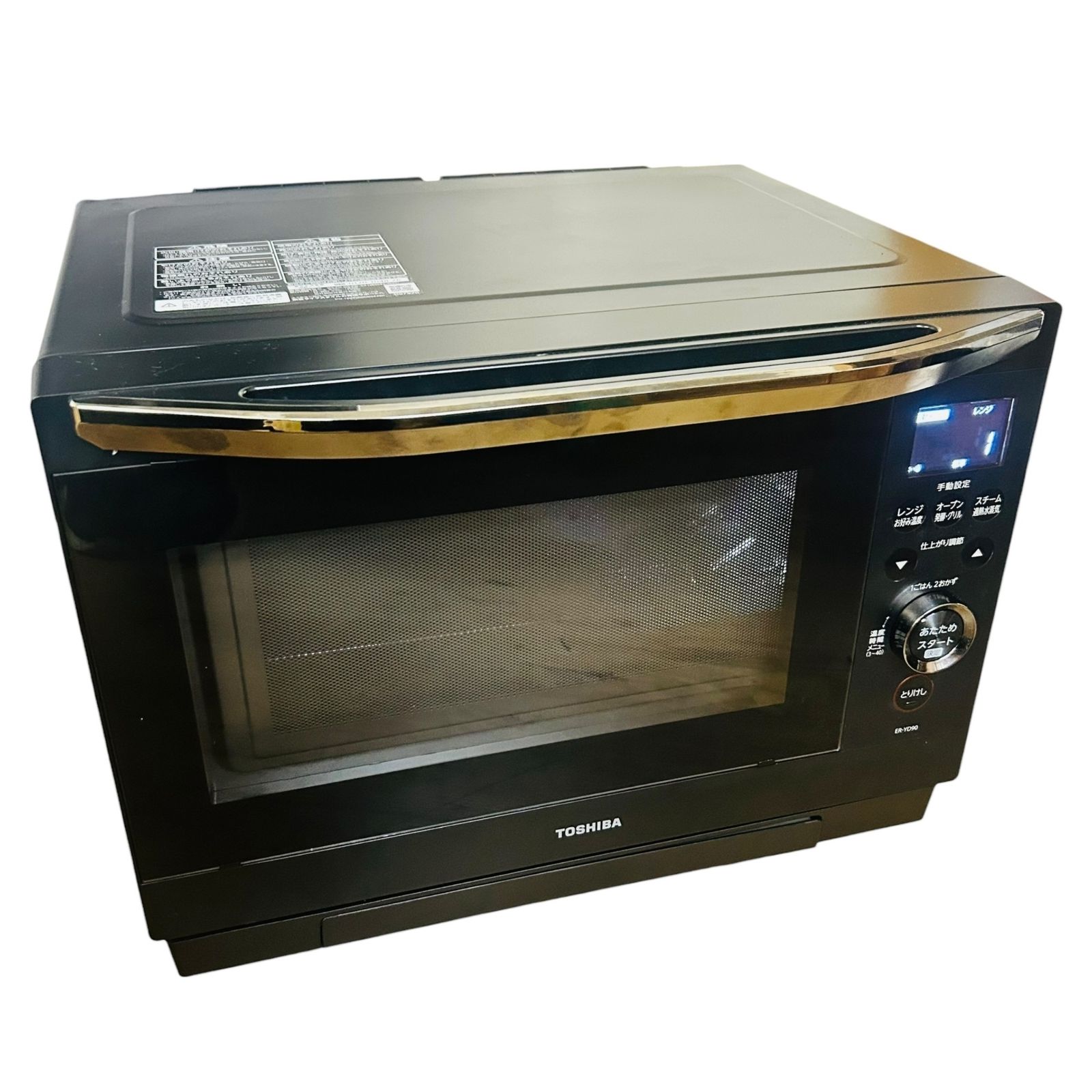 □TOSHIBA ER-YD90 電子レンジ 2024年製 動作確認済み 庫内に食べ物臭 