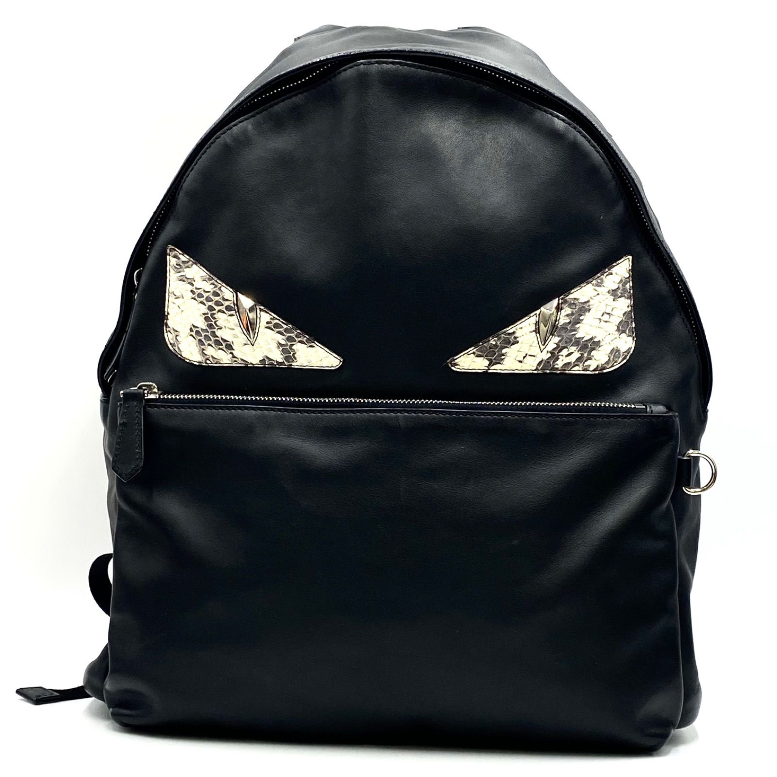 極上品 希少！ FENDI フェンディ モンスター パイソン 系 バックパック 