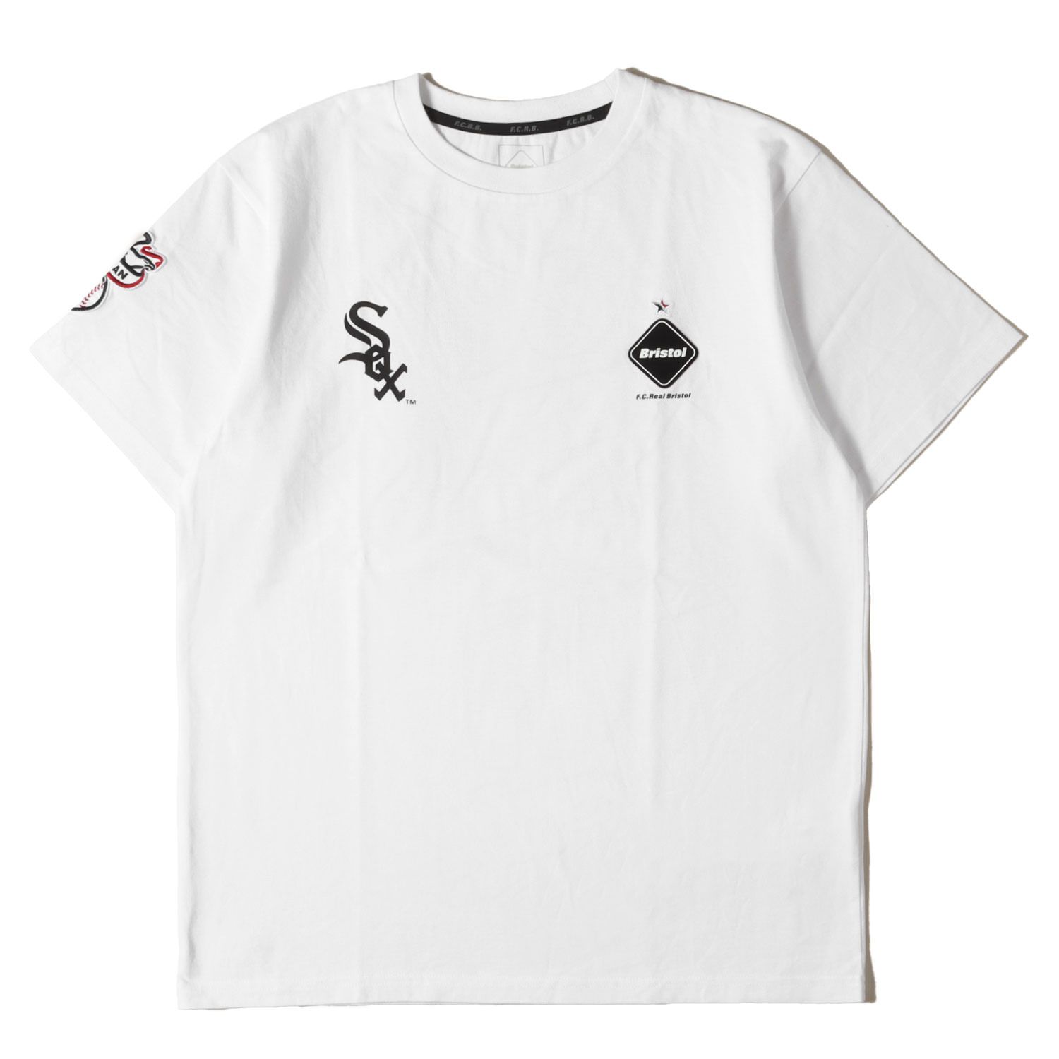 FCRB 252144 ホワイト　ブリストル　半袖　Tシャツ M F.C.Real Bristol エフシーレアルブリストル Tシャツ ホワイト 白