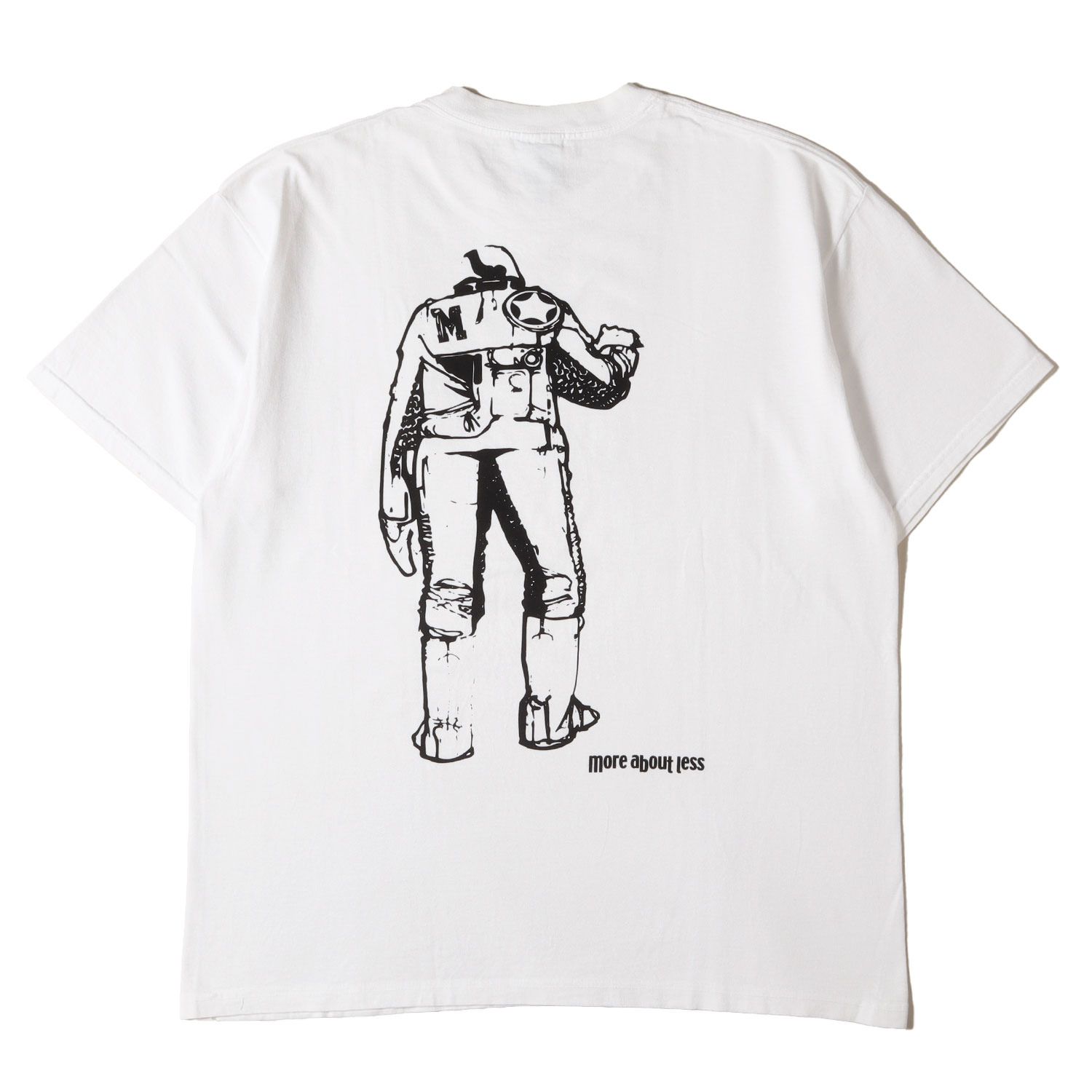 MORE ABOUT LESS モアアバウトレス Tシャツ ホワイト 白 サイズ:XL 