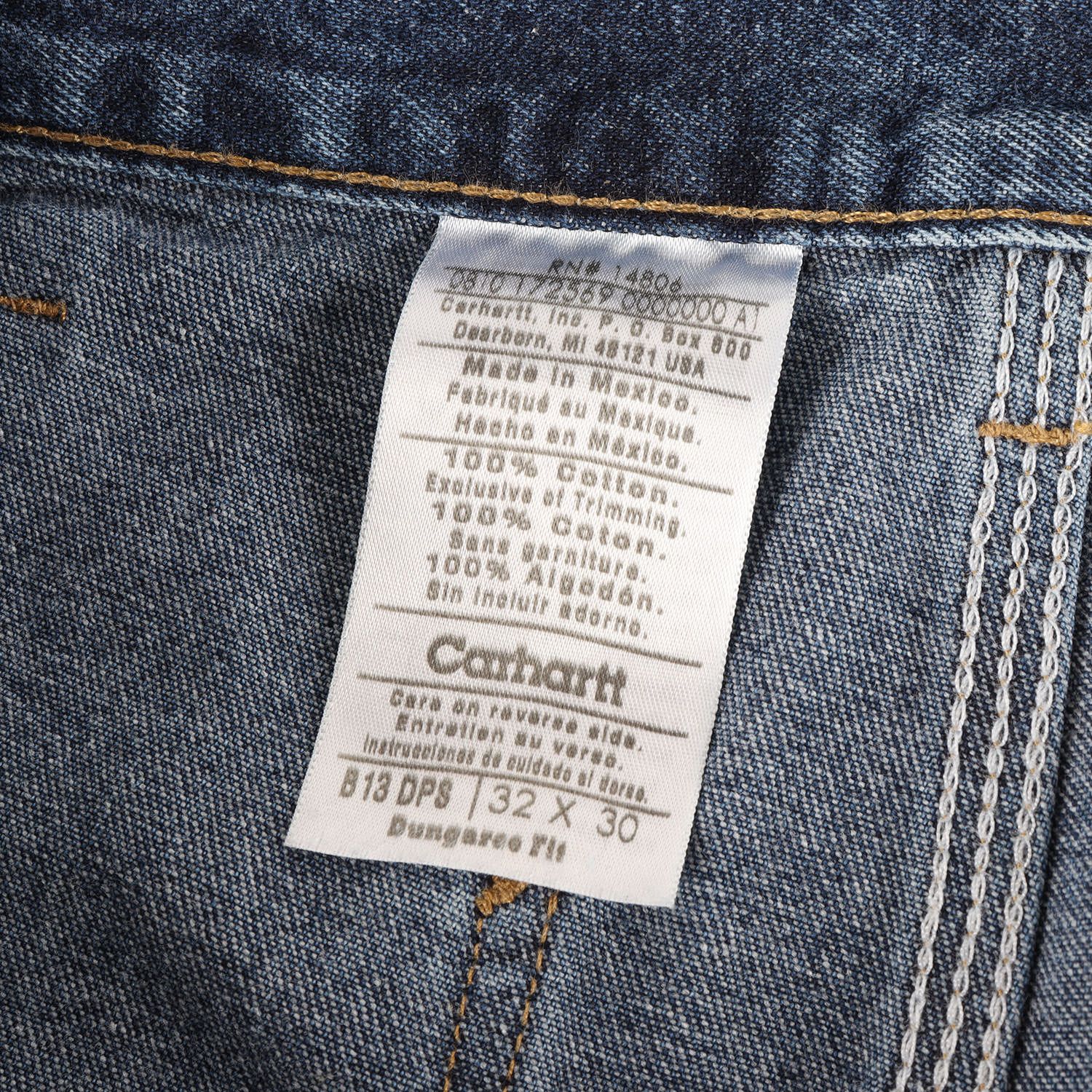 メンズ Carhartt カーハート パンツ インディゴ サイズ:32×30 | 00s 