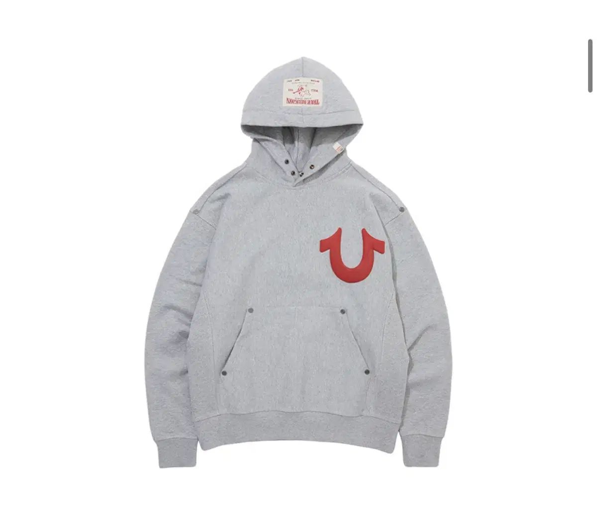 【大特価!】ドゥルージー等 30個 セット② トゥルーレリジョン BIG HORSE SHOE HOODY_GREY 【公式通販】