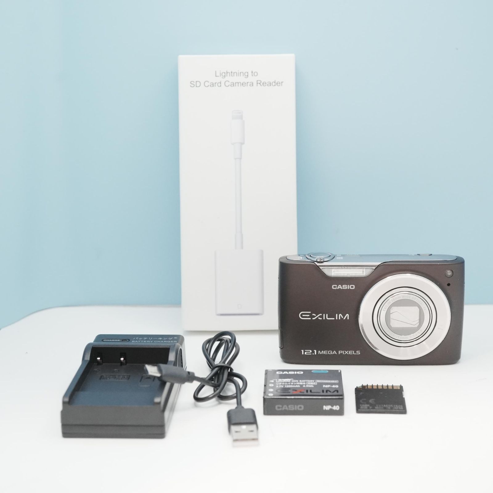 CASIO EXILIM EX-Z450 デジカメ スマホ転送OK フルセット 極美品 a6077
