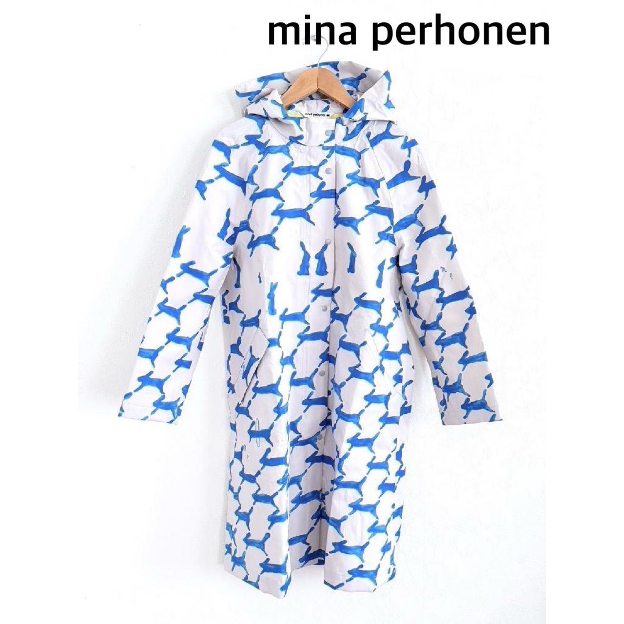 ☆【日本製】 mina perhonen ミナペルホネン runrunrun レインコート