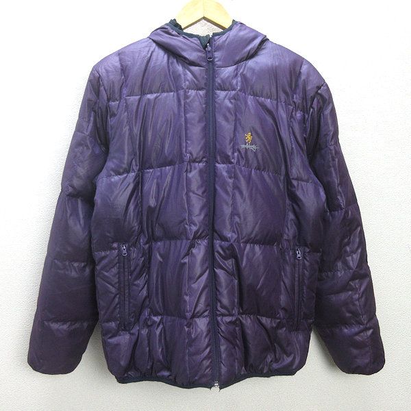 K□ビラボン/Billabong フード付き リバーシブルダウンジャケット【L 