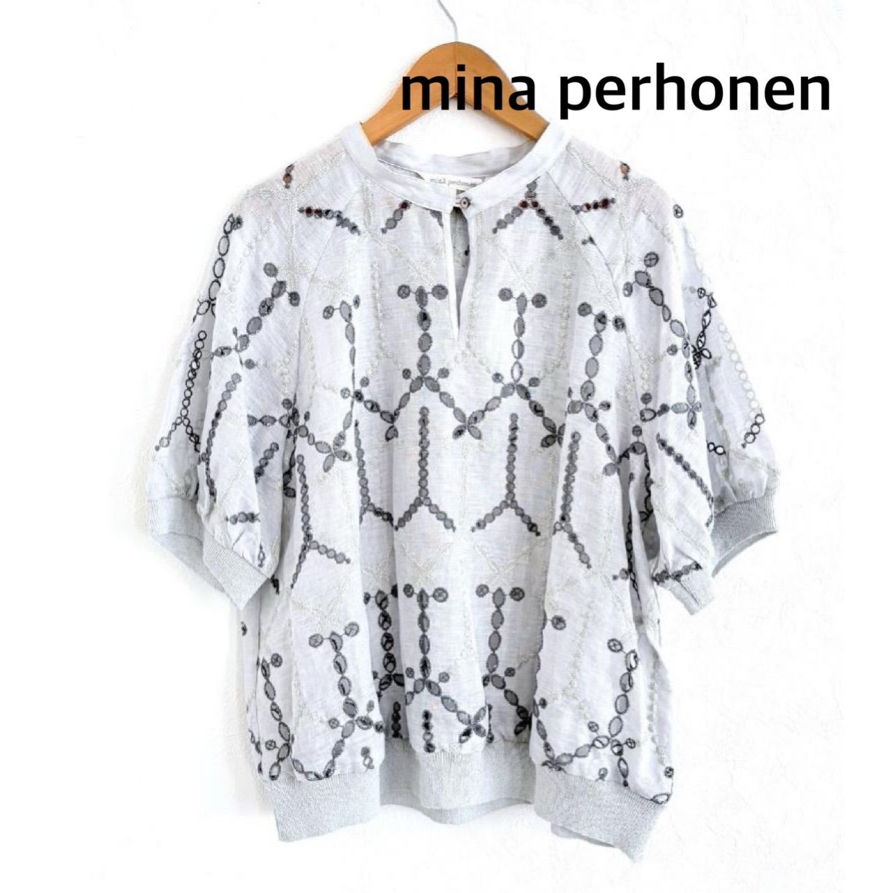 ☆【新品 日本製】 mina perhonen ミナペルホネン Sound Drop ラグラン