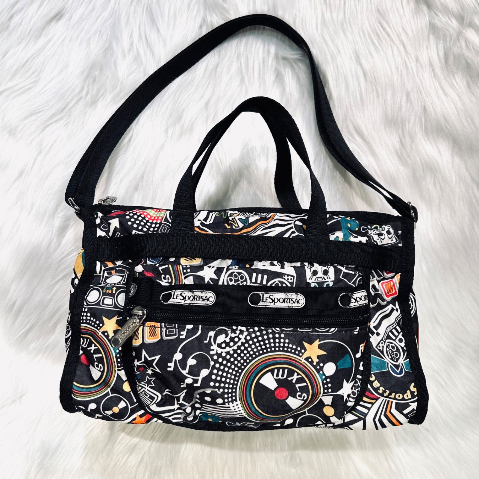 3点セット》レスポートサック 美品 総柄 ショルダー トート 特大 大 