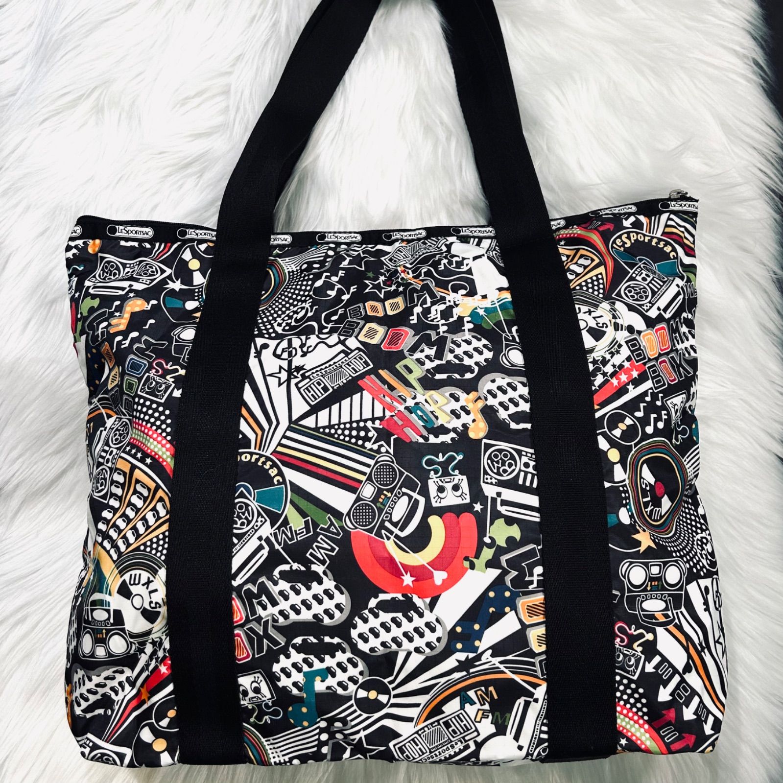 3点セット》レスポートサック 美品 総柄 ショルダー トート 特大 大 
