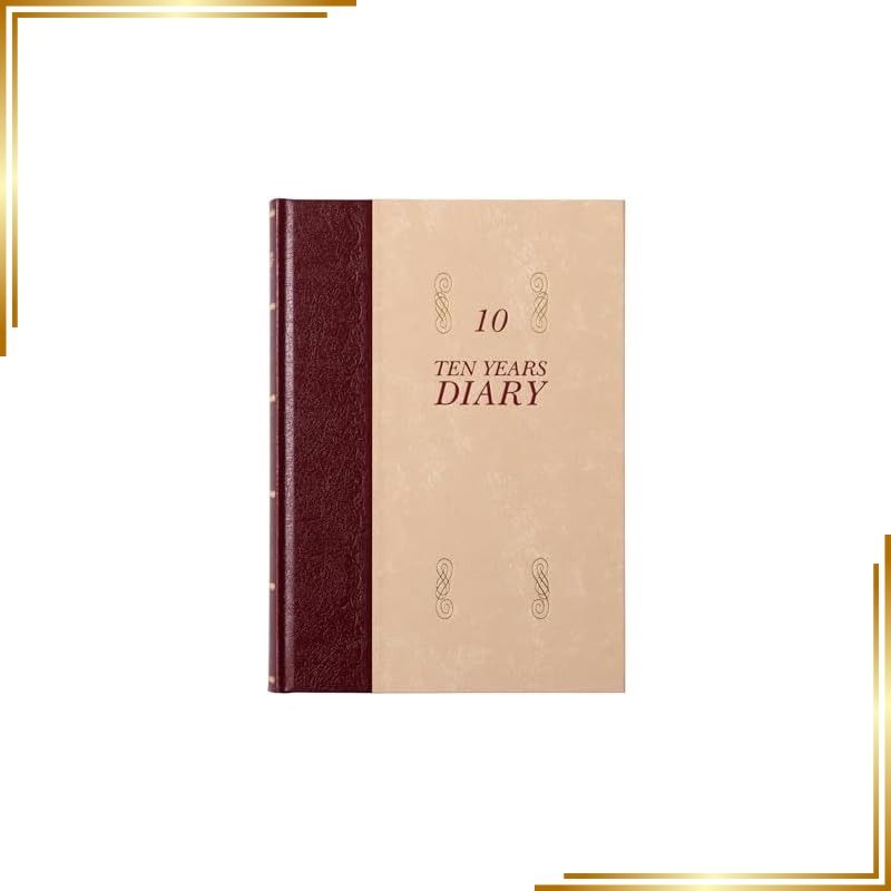 【新品】 アピカ 日記帳 10年日記 横書き B5 日付け表示あり D313 1