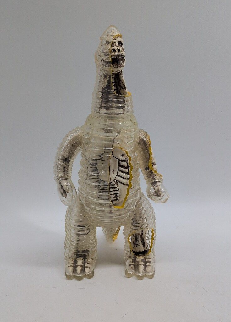マルサン 世紀の大怪獣 SECRETBASE X-RAY レッドキング450 内部骨Ver