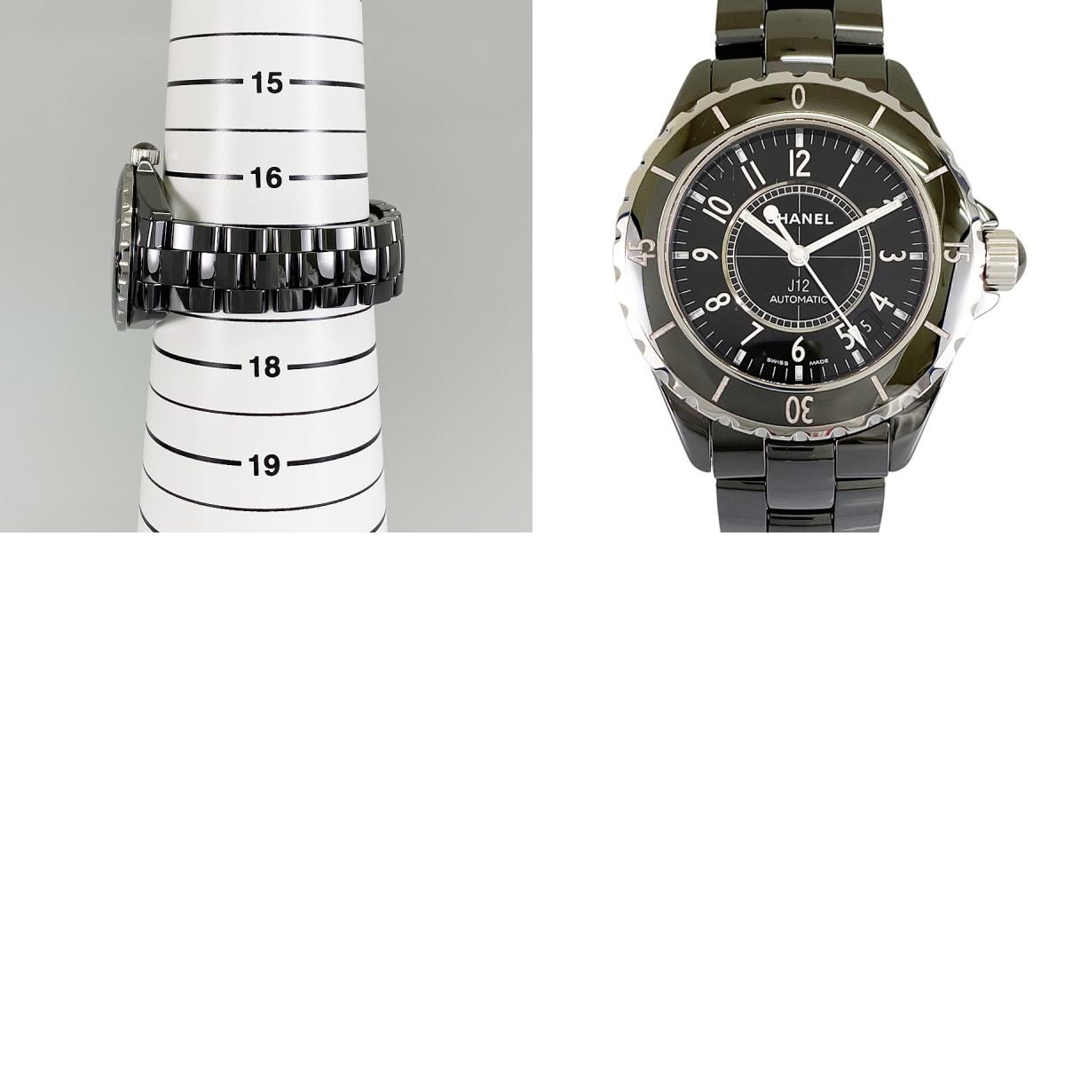 シャネル CHANEL J12 H0685 CE 自動巻 メンズ 腕時計 ste【中古 