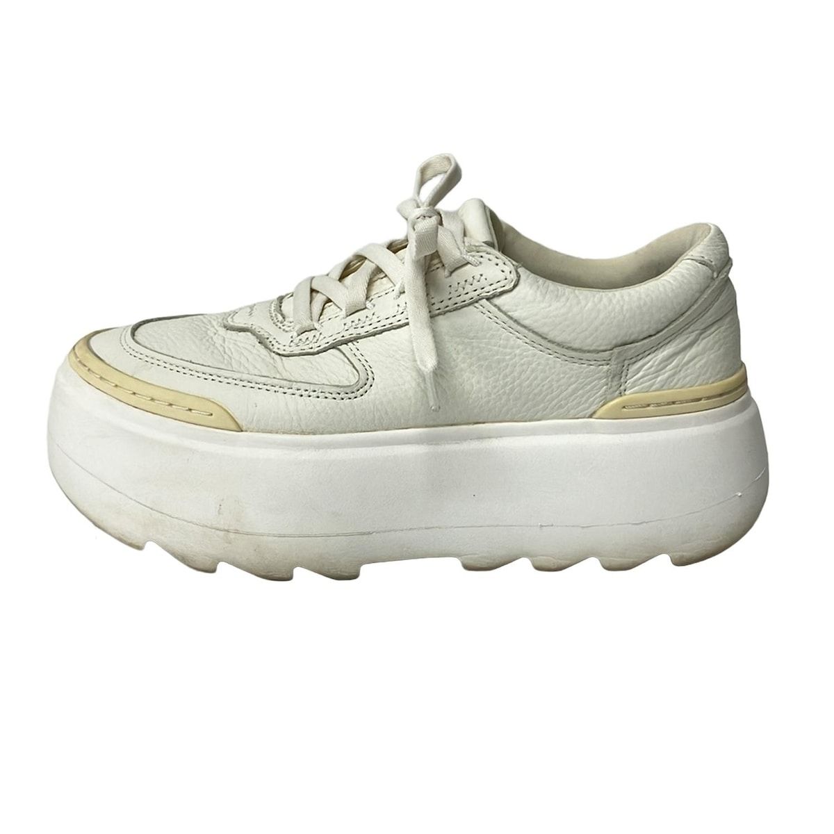 UGG(アグ) スニーカー 23 レディース マリン メガ レース 1133970 白 