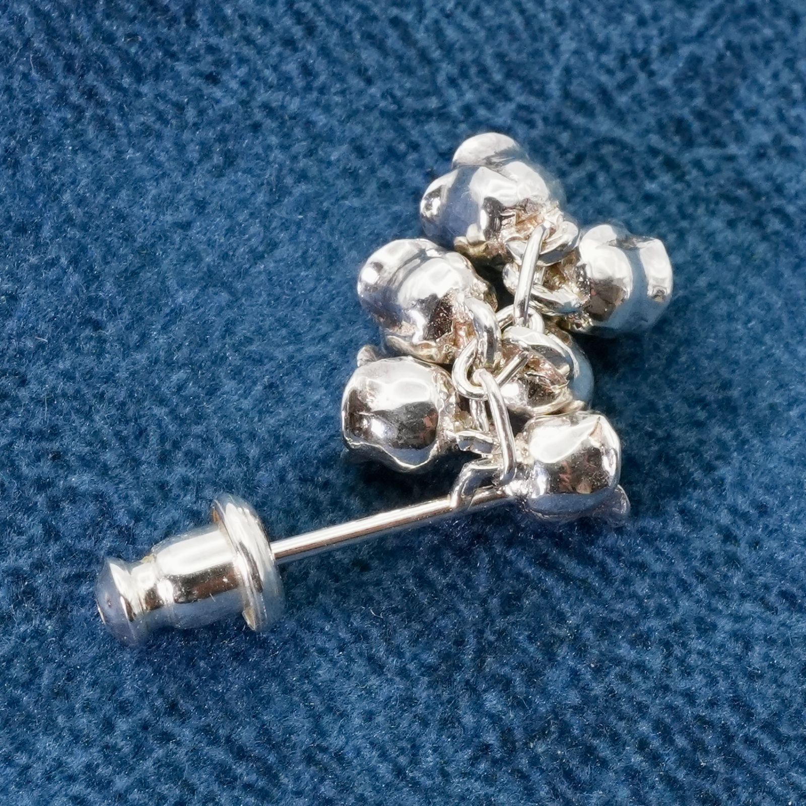 e.m. スズラン フラワー シルバー ピアス イーエム 片耳/25-1476S 
