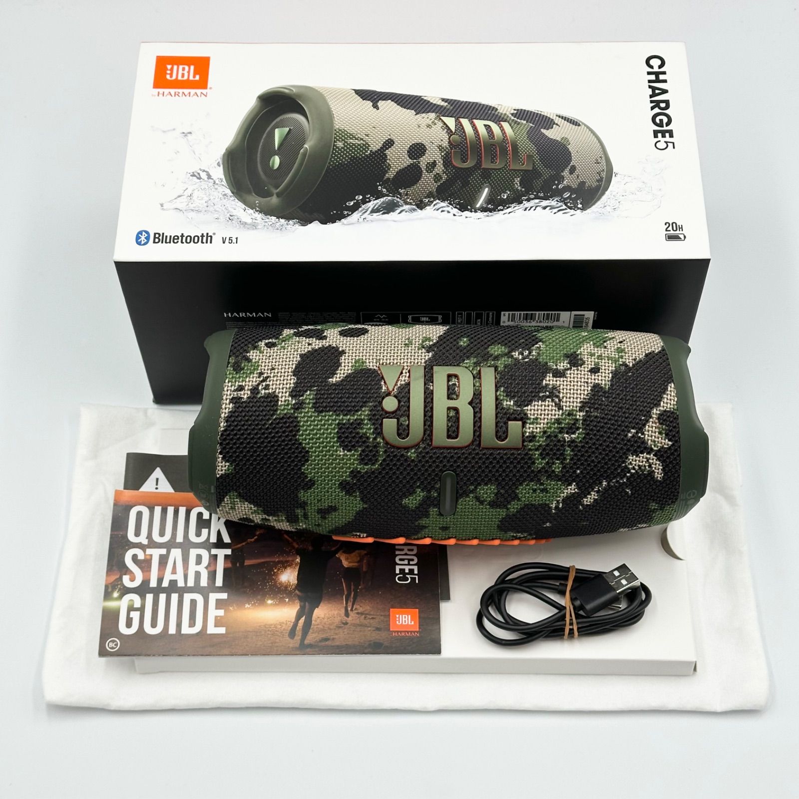 プライスダウン JBL CHARGE5 Bluetooth スピーカー迷彩 箱なし 【公式