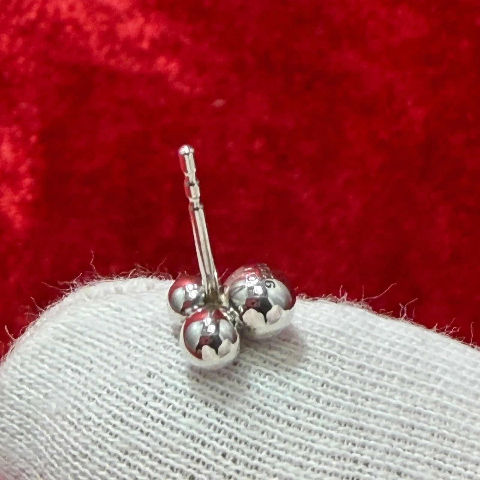 Georg Jensen ムーンライトグレープ ピアス925 片耳ポスト折れ