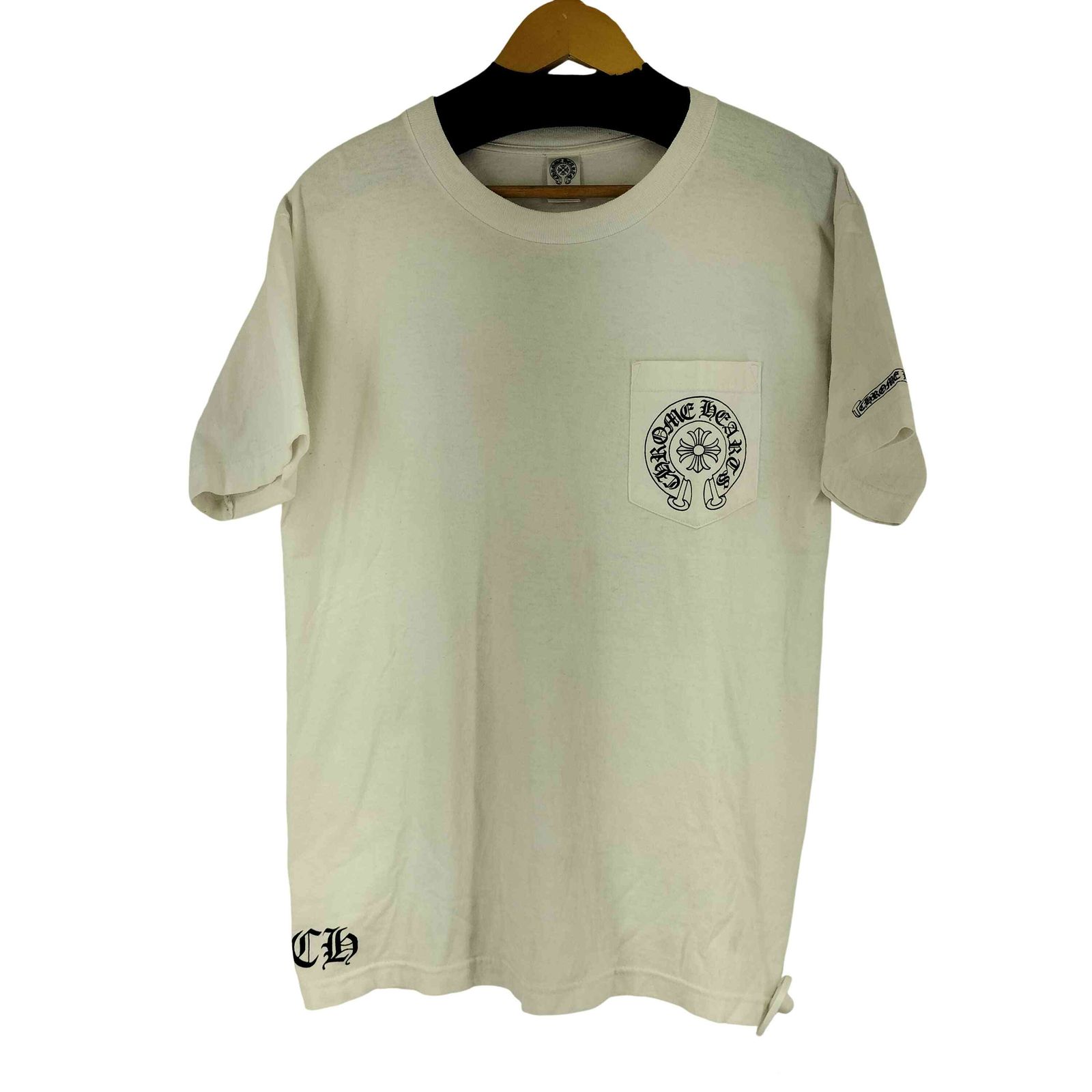 クロムハーツ CHROME HEARTS ホースシュー ラウンドネック ポケットT