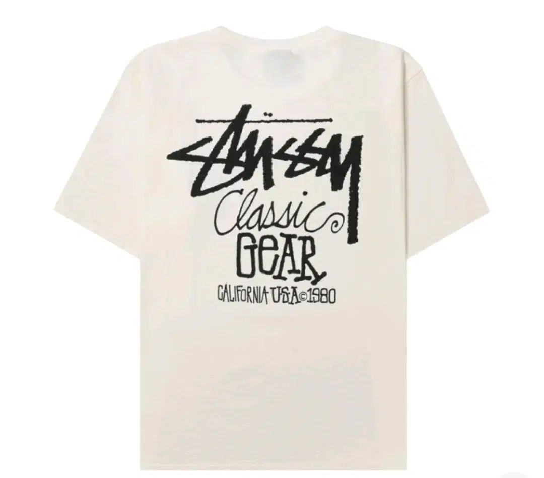 新品 ラージ L STUSSY ピグメント ダイド クラシック ギア Tシャツ