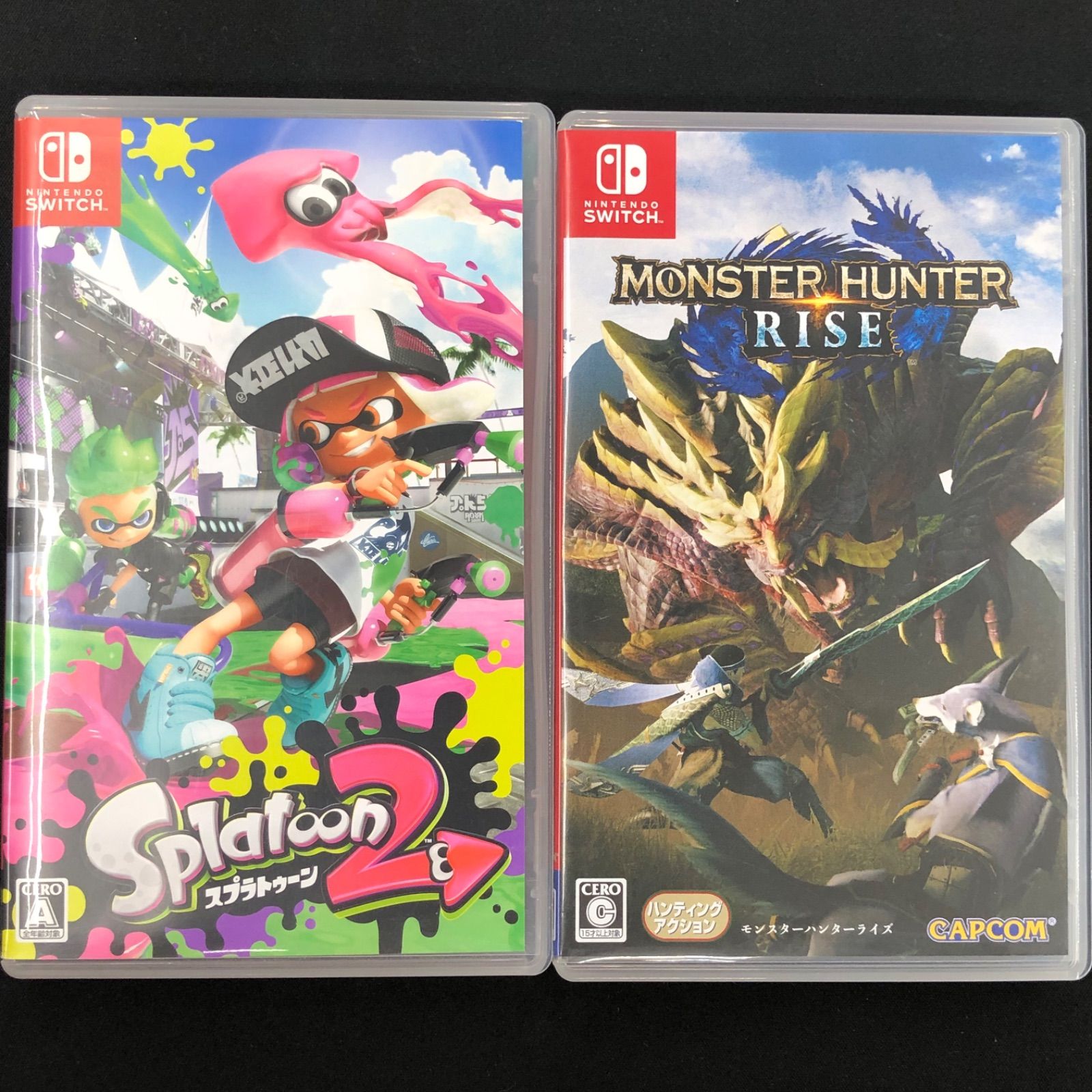 中古Nintendo Switch Lite本体モンスターハンターライズ 任天堂