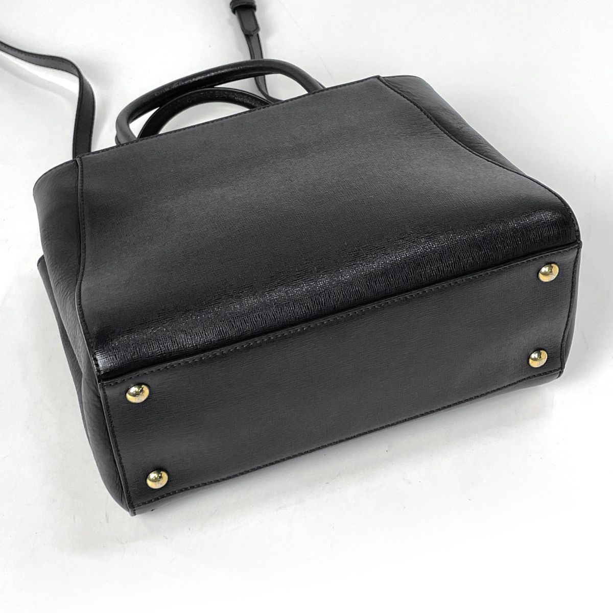 FENDI フェンディ プチトゥージュール 2WAY ハンドバッグ レザー 
