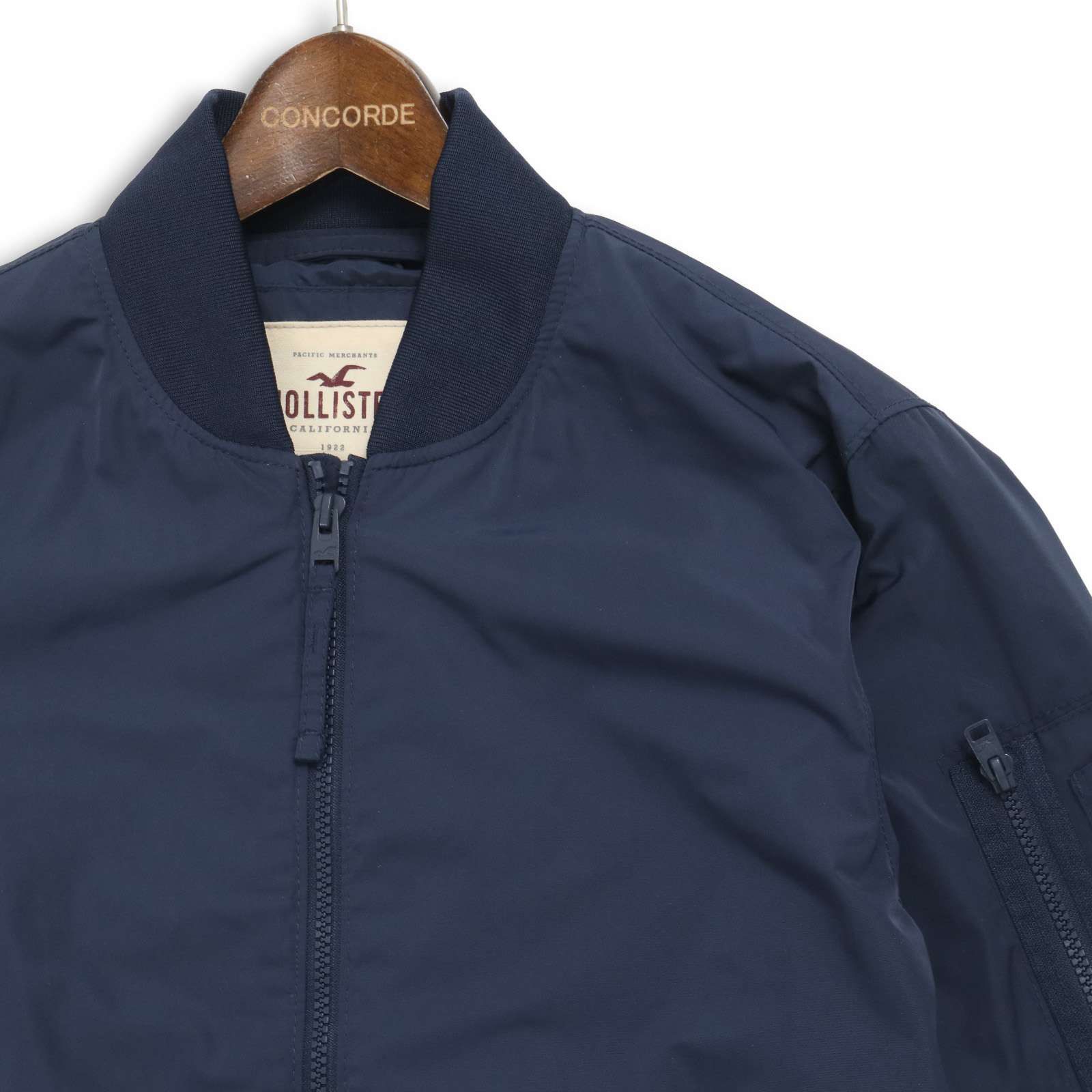 HOLLISTER ホリスター 通年☆ MA-1 フライト ジャケット ブルゾン Sz.S 