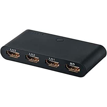 【中古-非常に良い】 エレコム HDMI切替器 3入力1出力 ブラック