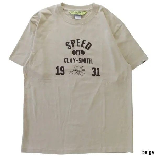 クレイスミス SPEEDCLUB Tシャツ CSY-5216 ベージュ Beige CLAYSMITH