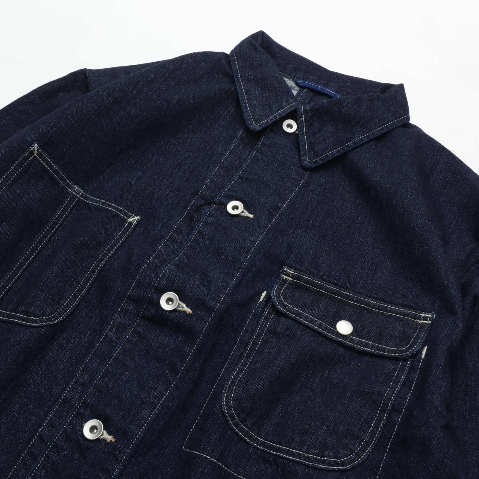 PORTER CLASSIC ポータークラシック STEINBECK DENIM COVERALLS -DARK 