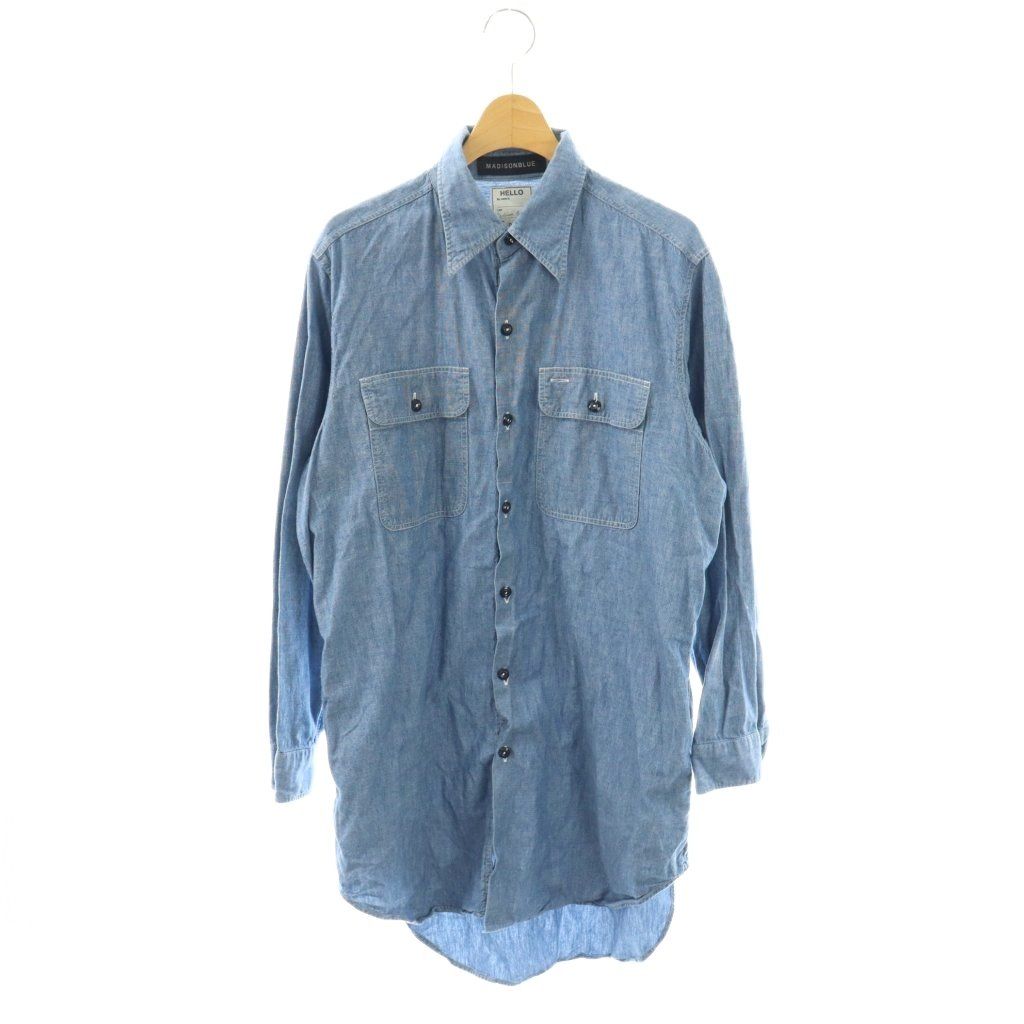 MADISONBLUE シャツ00 ブルー 水色 MADISON MADISONBLUE 長袖シャツ 