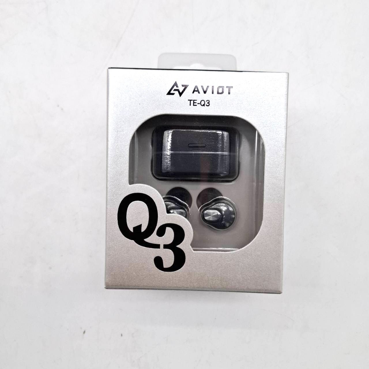 1週間動作保証付] AVIOT ワイヤレスイヤホン TE-Q3 ブラックオニキス