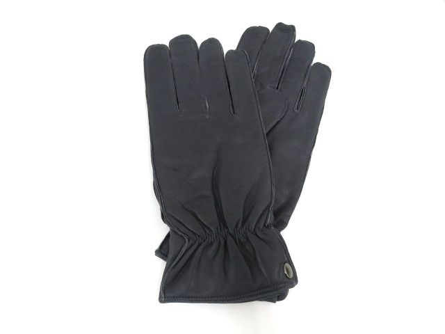 【新品未使用 】Sermoneta レザー手袋 8.5 グレー セルモネータ グローブス Sermoneta gloves レザーグローブ グレー系