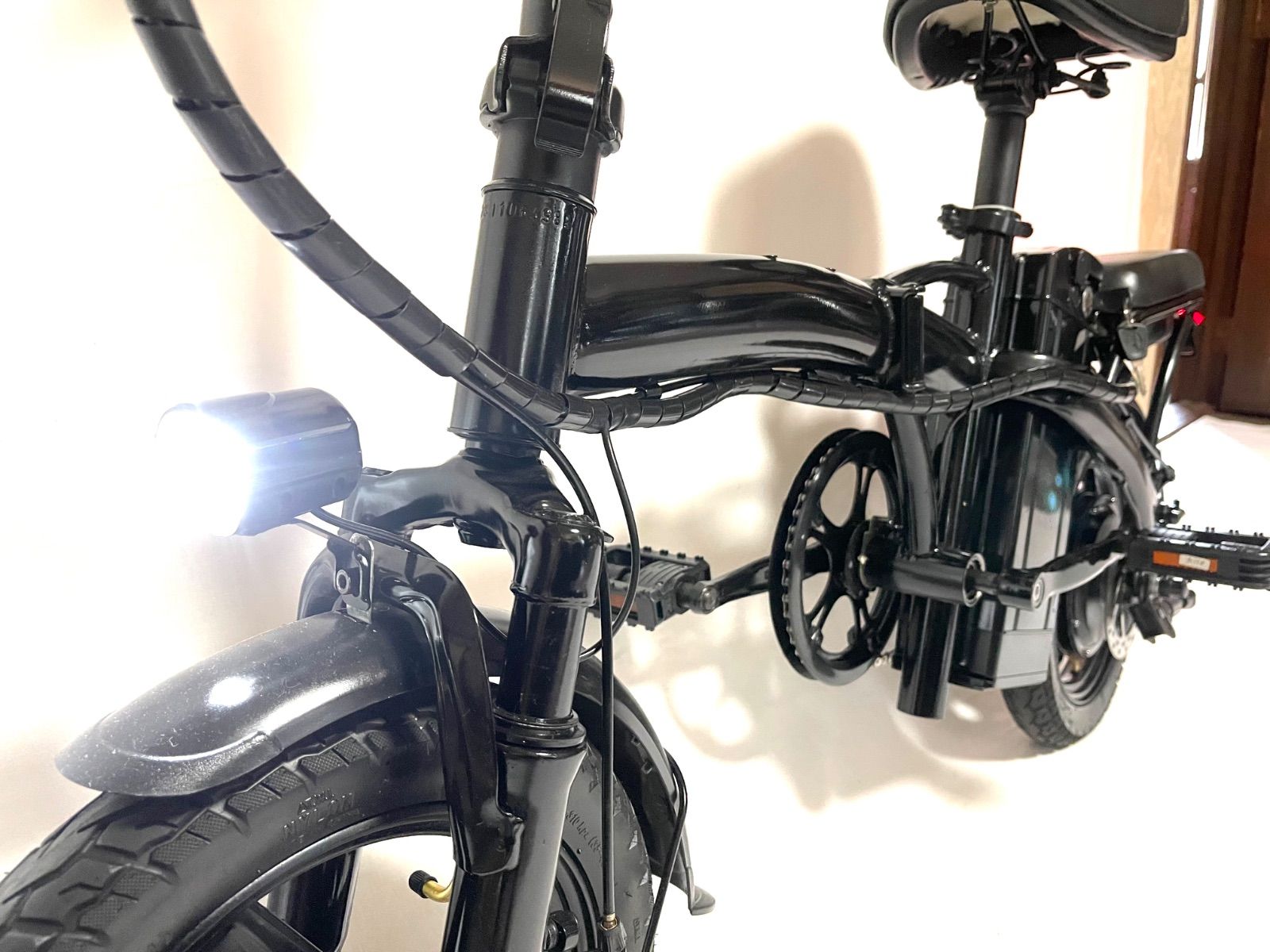 0114【動作確認済】送料無料 ディスク式 MTB 折り畳み電動アシスト