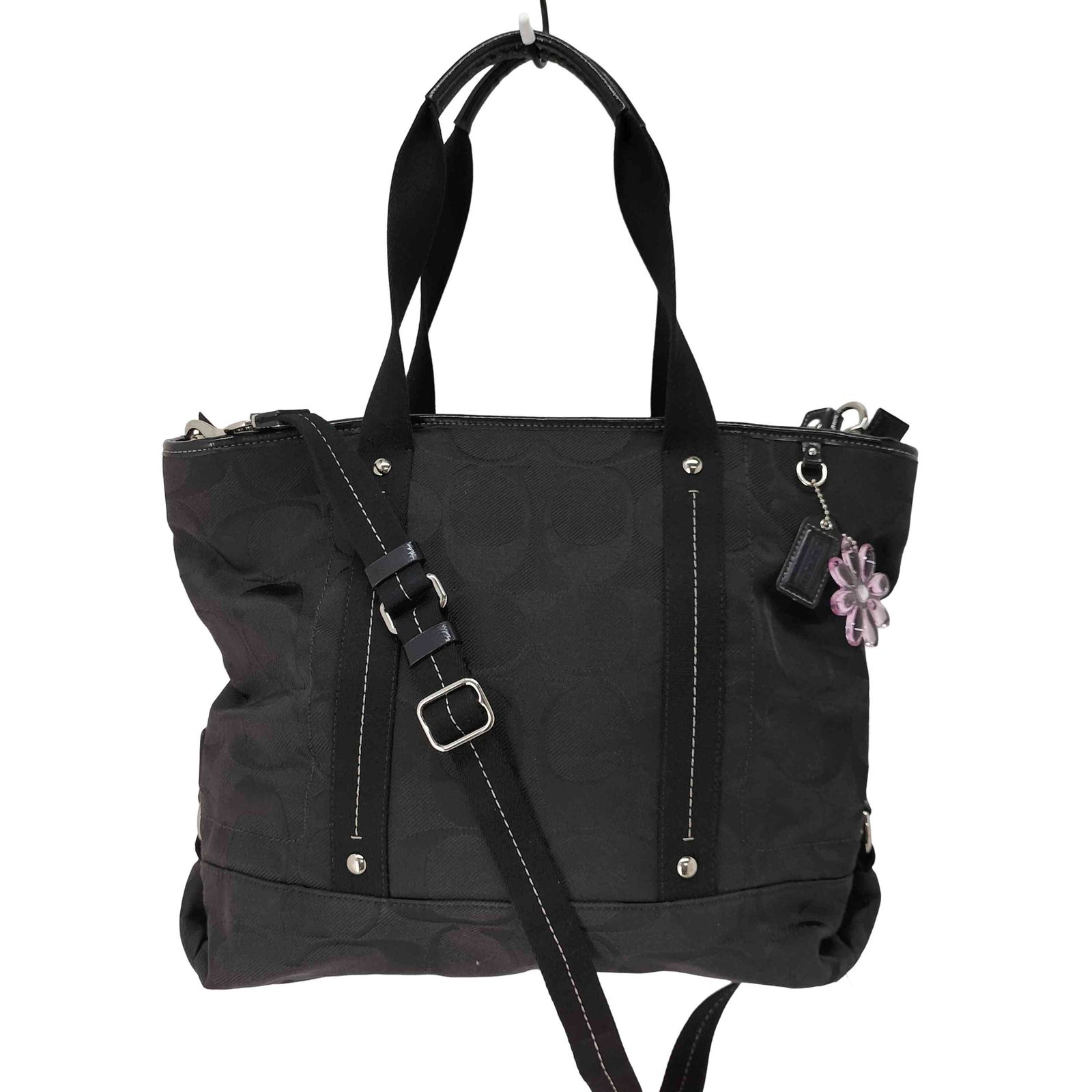 コーチ COACH Daisy Signature Tote Bag デイジー チャーム付 