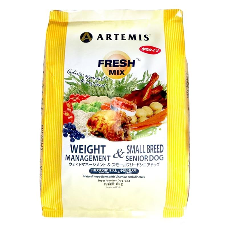 アーテミス (Artemis) フレッシュミックス ウェイトマネージメント&スモールシニアドッグ 6kg 1